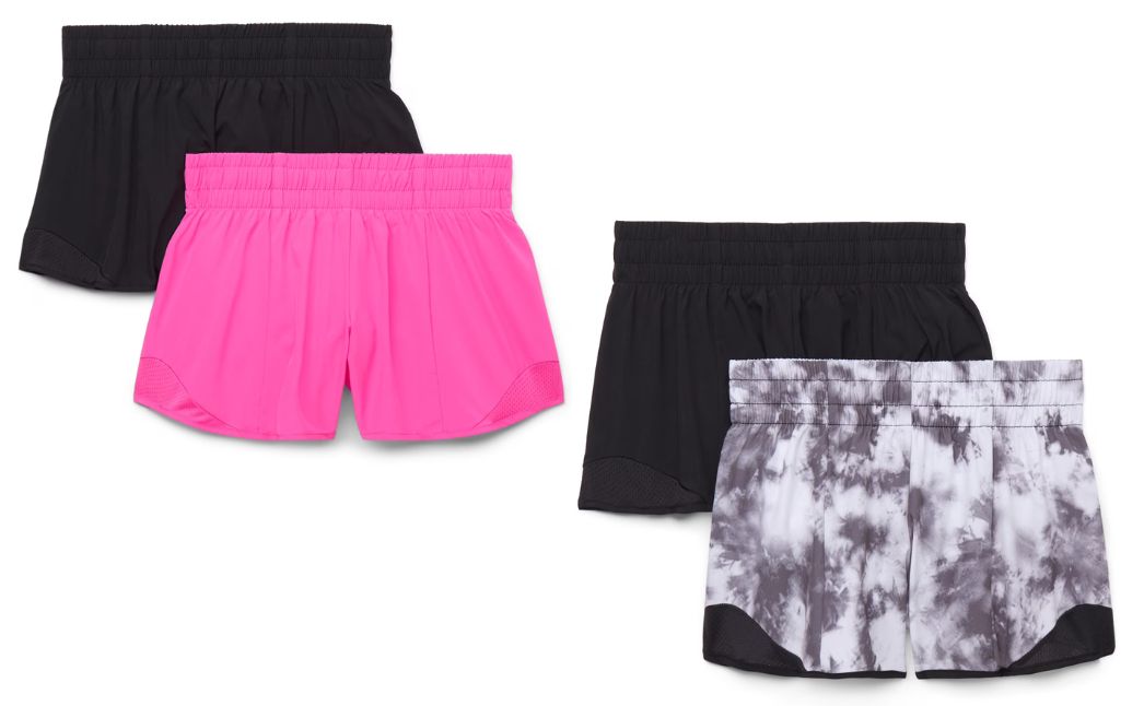 girls running shorts