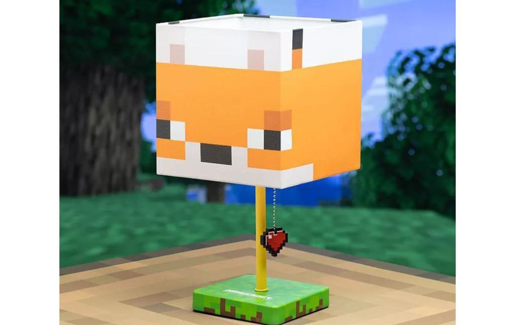 minecraft kids lamp