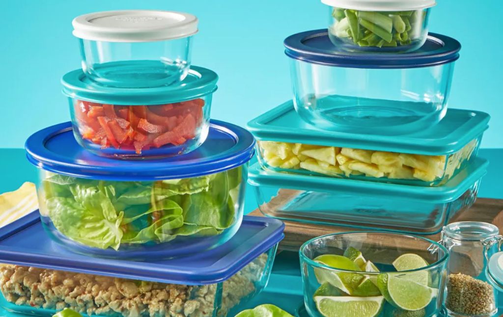 pyrex glass storage