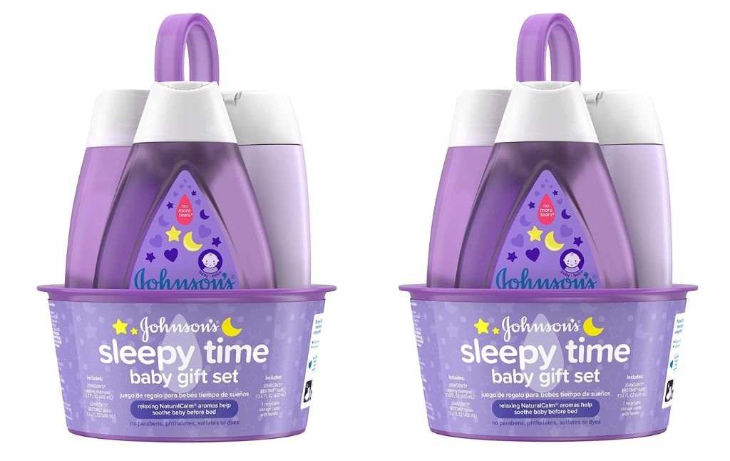 johnsons sleepy time baby gift set