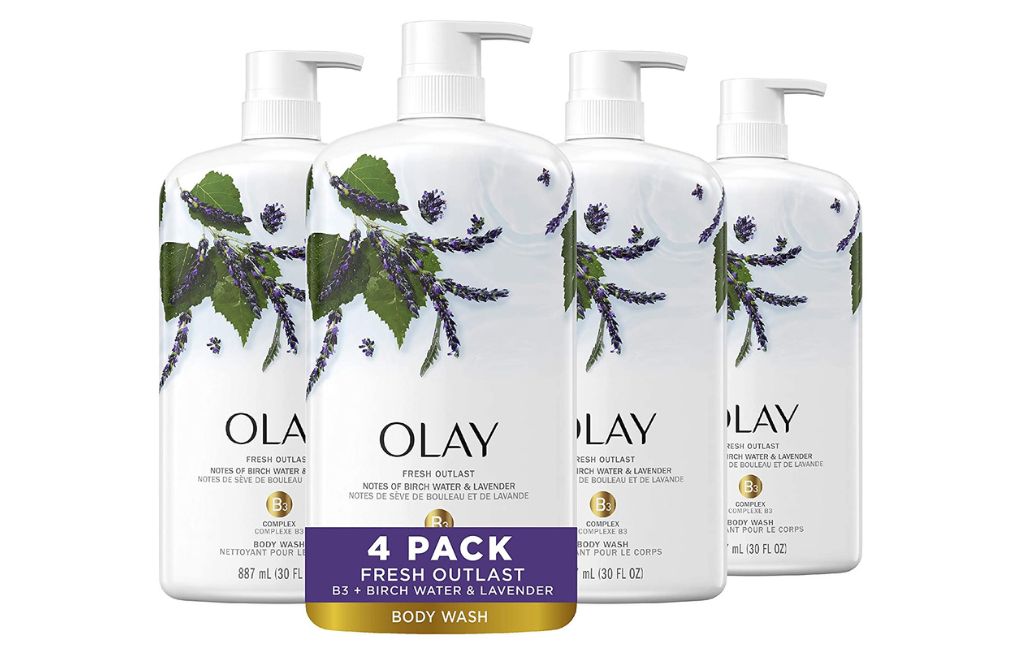 olay body wash 4 pack
