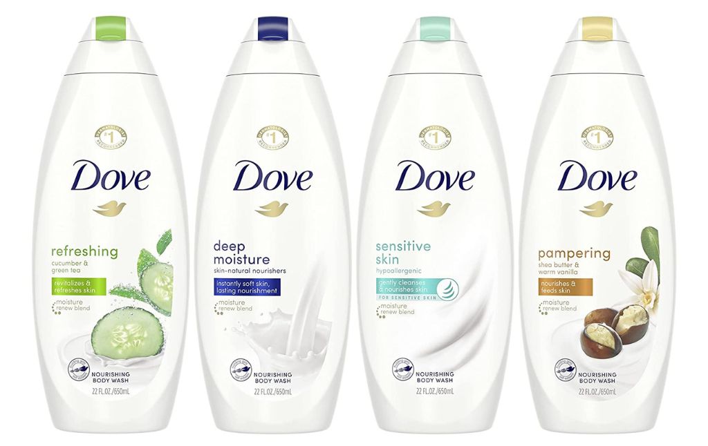 dove body wash 4 pack