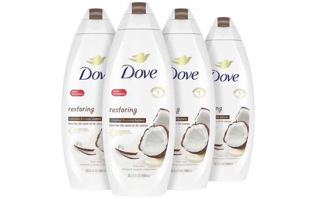 dove restoring body wash