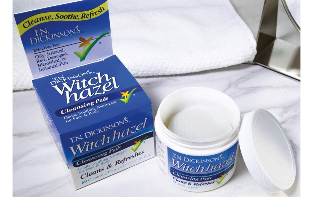 witch hazel pads