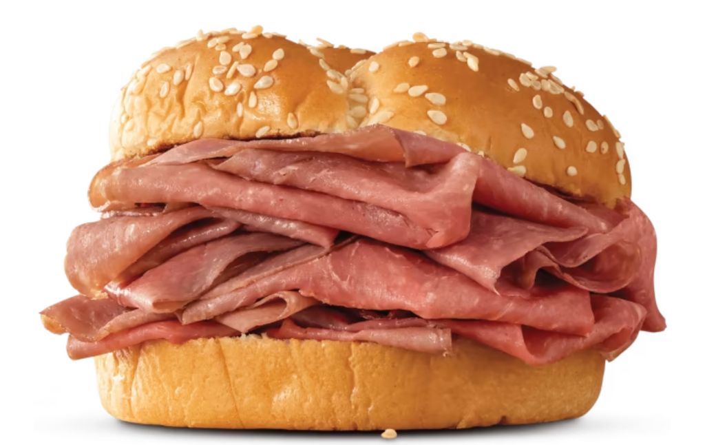 arbys roast beef sandwich