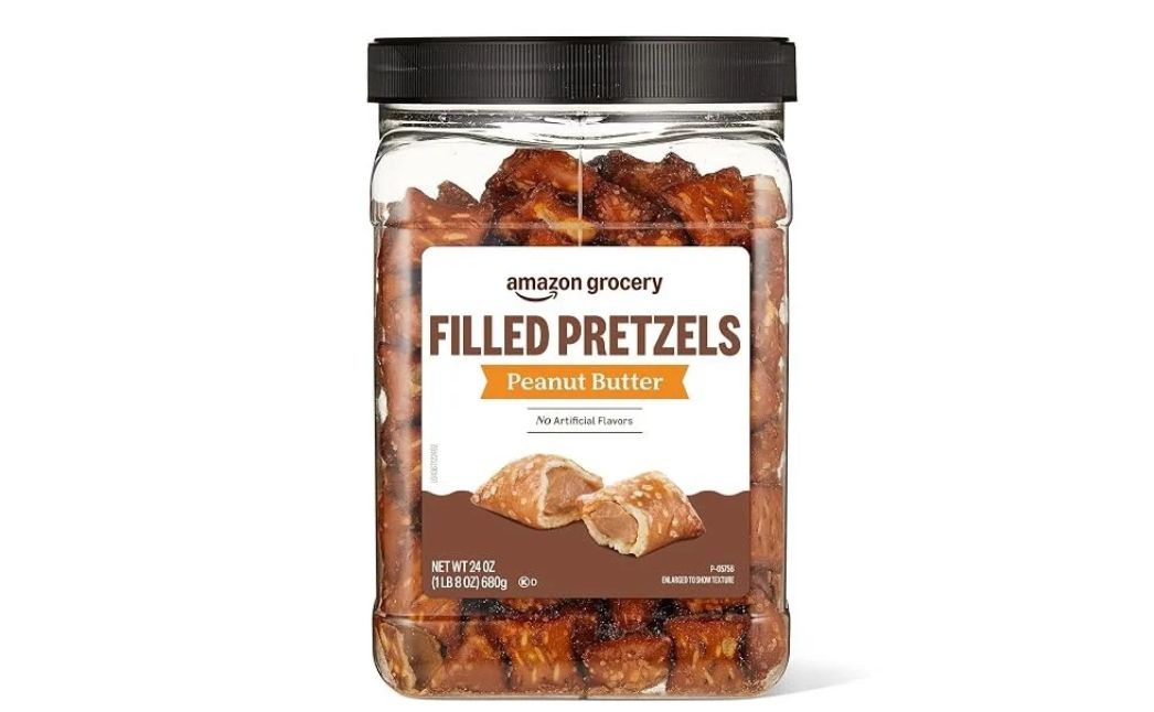 amazon grocery filled pretzels peanut butter