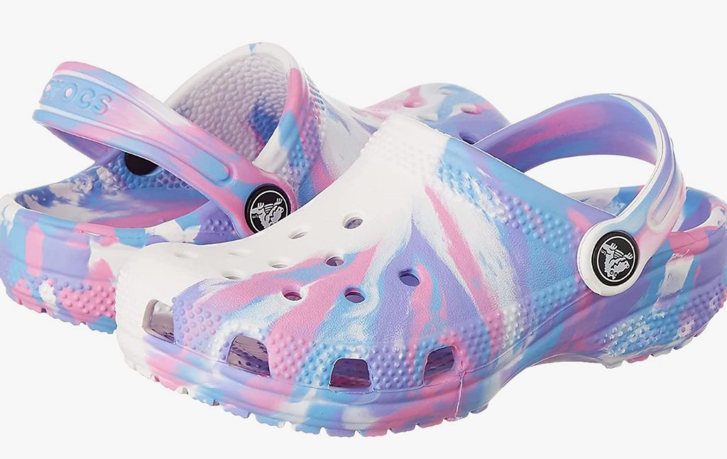 crocs tie dye