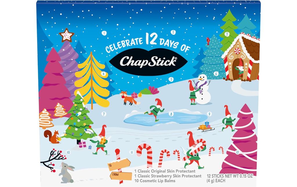 chapstick advent calendar