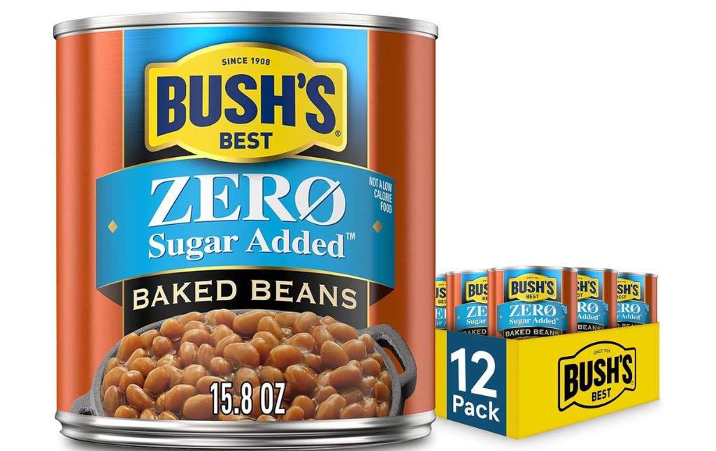 bush best zero sugar added baked beans