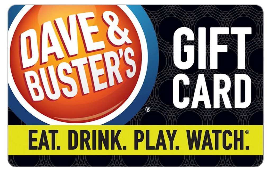 dave busters gift card