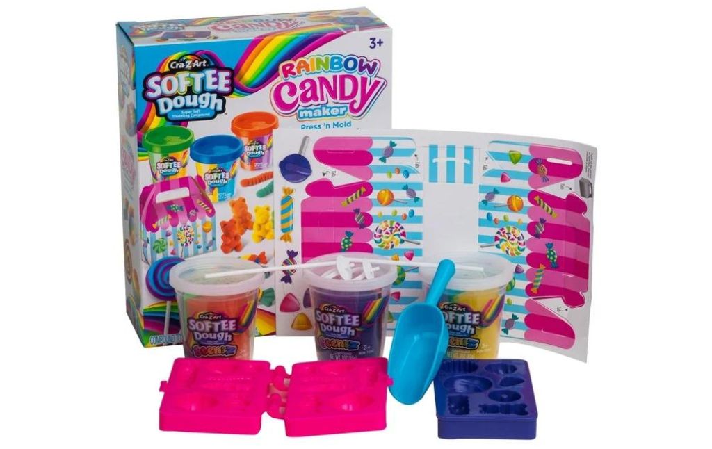 cra z art softee dough rainbow candy maker