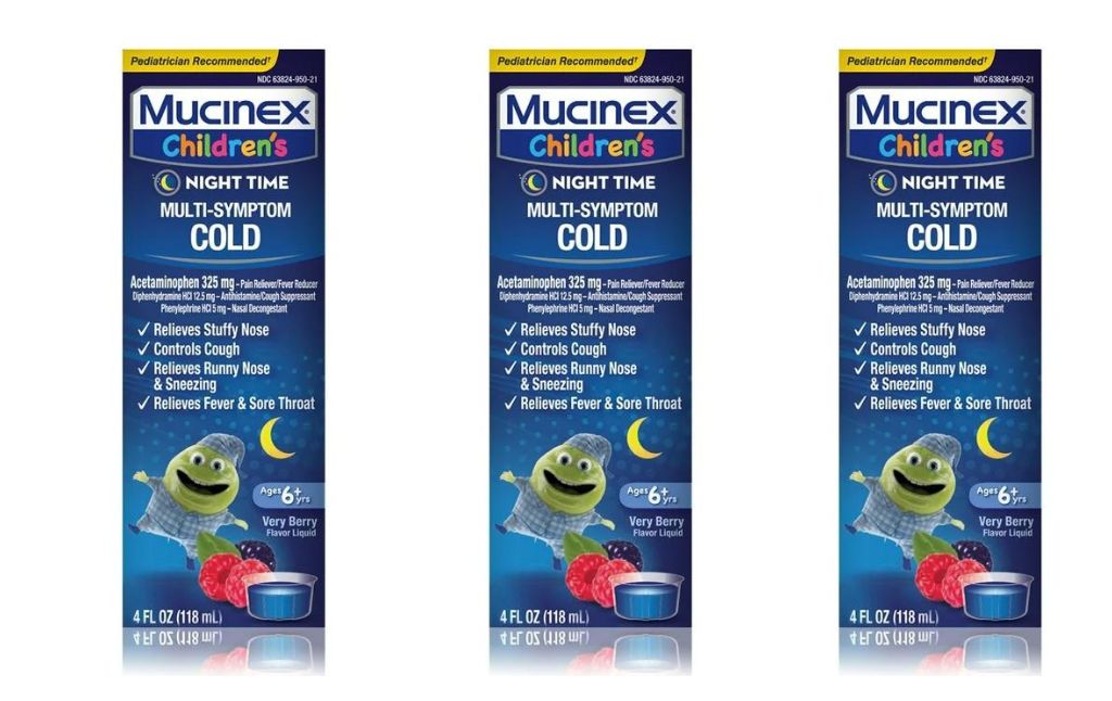 mucinex childrens night time