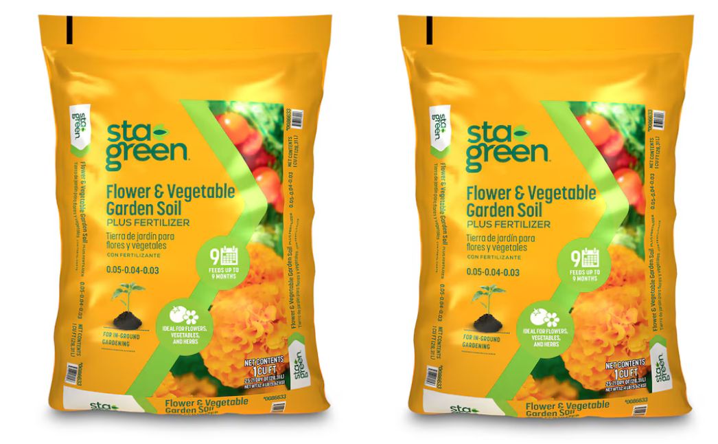 sta green flower vegetable garden soil