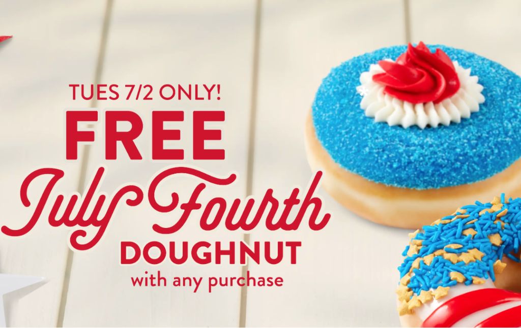 krispy kreme july 4th