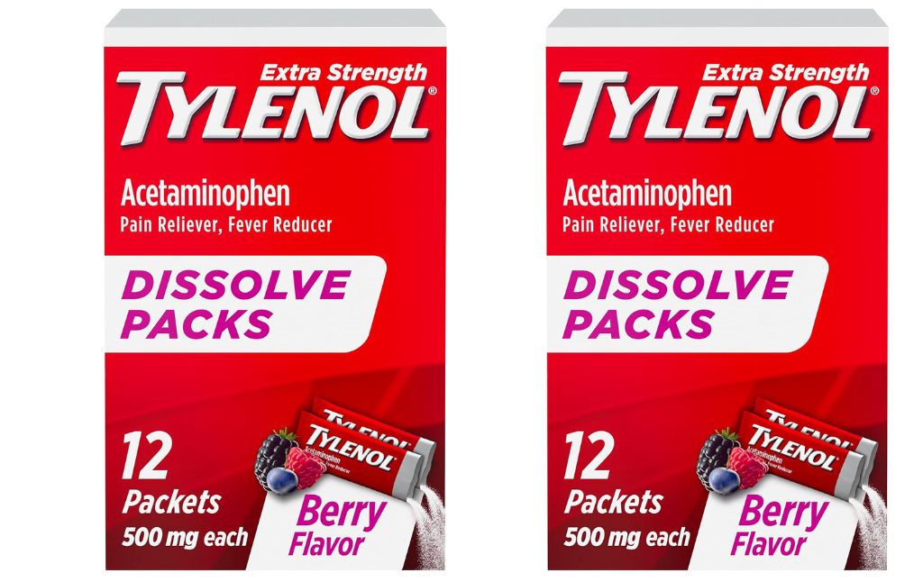 tylenol dissolve packs