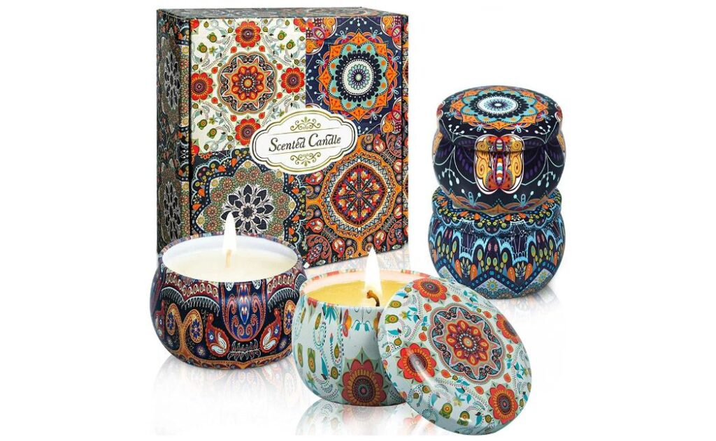 4 pack scented candles