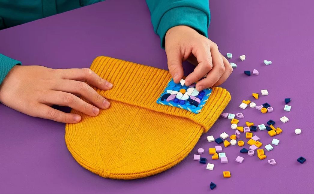 lego dot stitch on patch