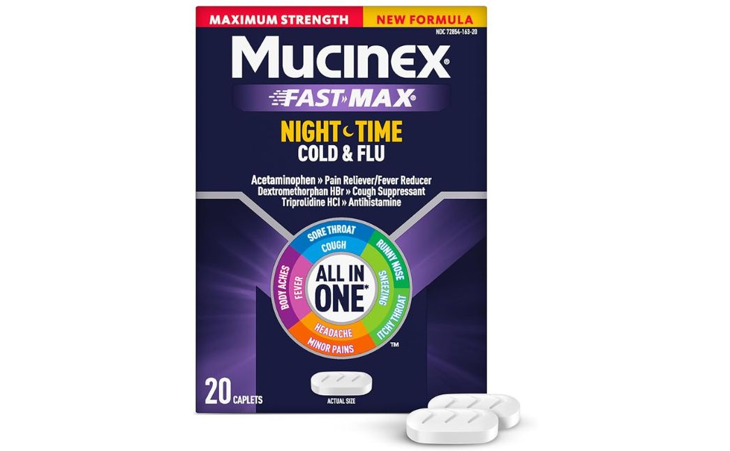 mucinex night time cold flu