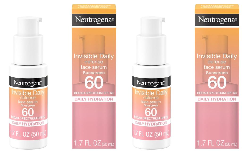 neutrogena face serum sunscreen