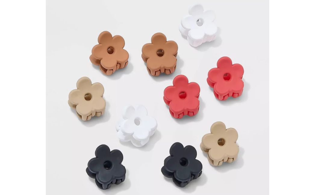 flower hair clips
