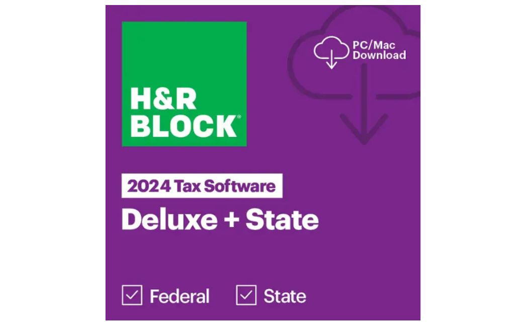 h r block tax software deluxe state