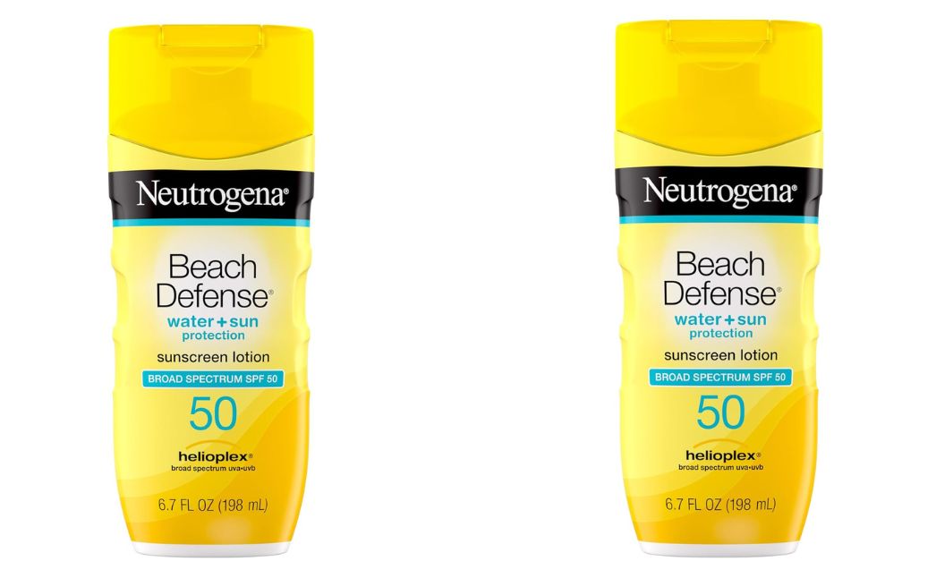 neutrogena beach defense sunscreen