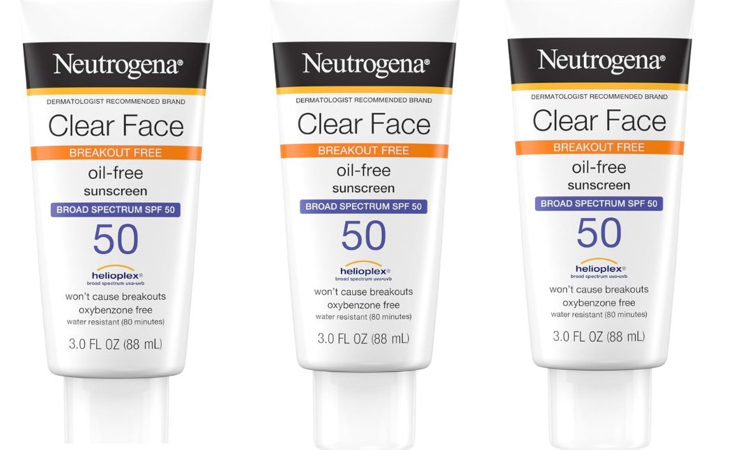 neutrogena clear face sunscreen