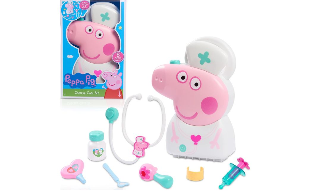 peppa pig checkup case set