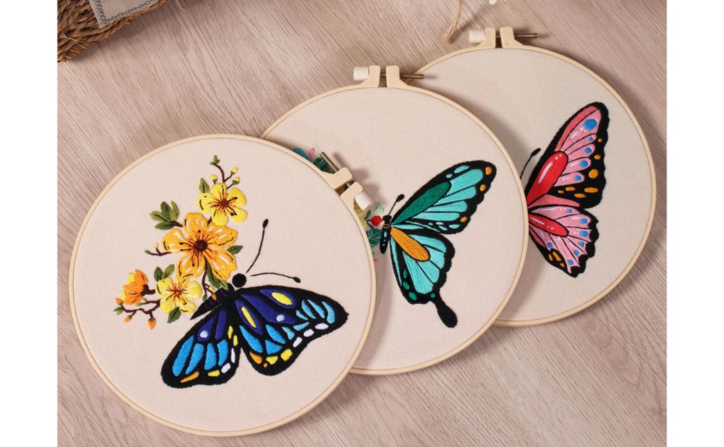 butterfly embroidery 