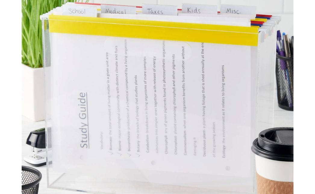 hanging file organizer