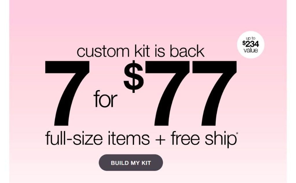 tarte custom kit