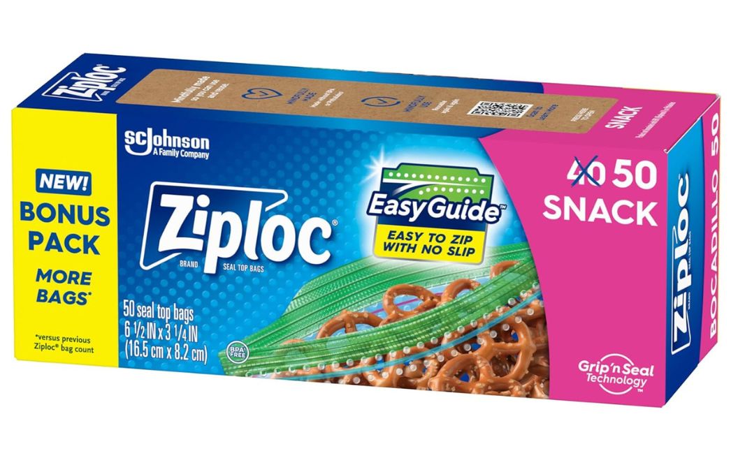ziploc snack bags