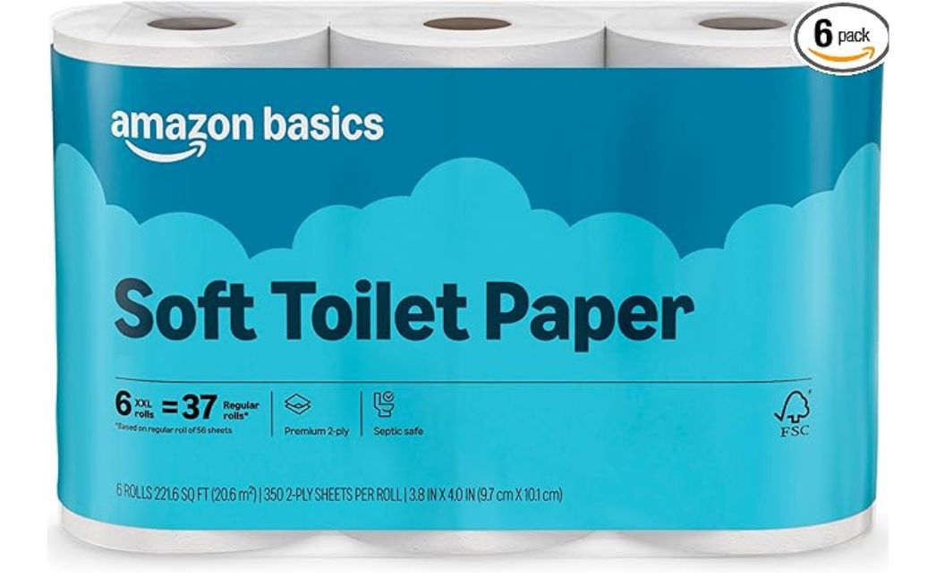 amazon basics toilet paper