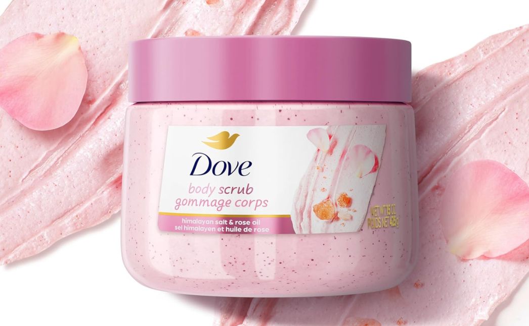 dove body scrub