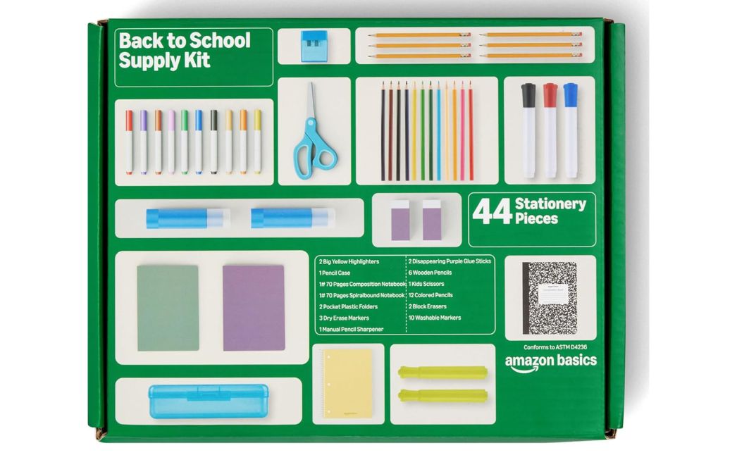 back to school supply kit