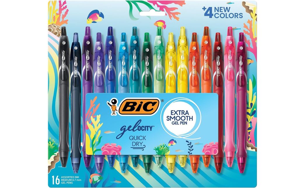 bic gelocity gel pens