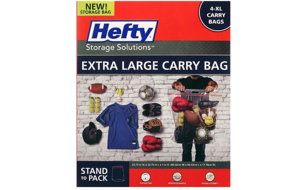hefty extra large carry bag