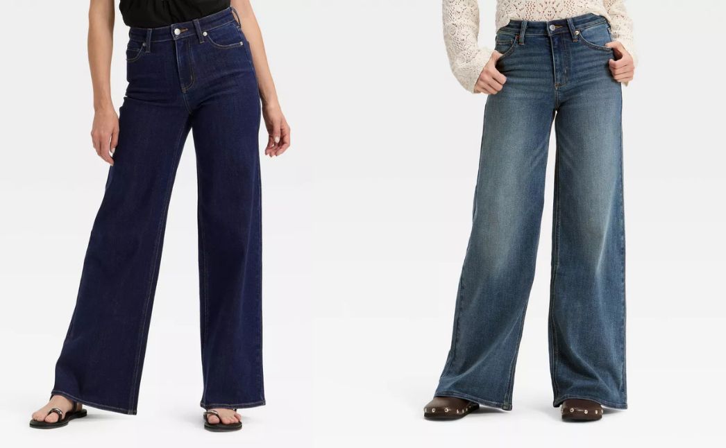 universal threads wide leg jeans
