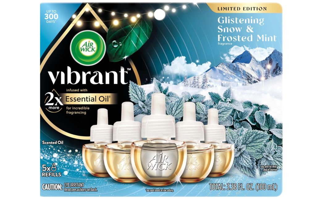 air wick glistening snow frosted mint