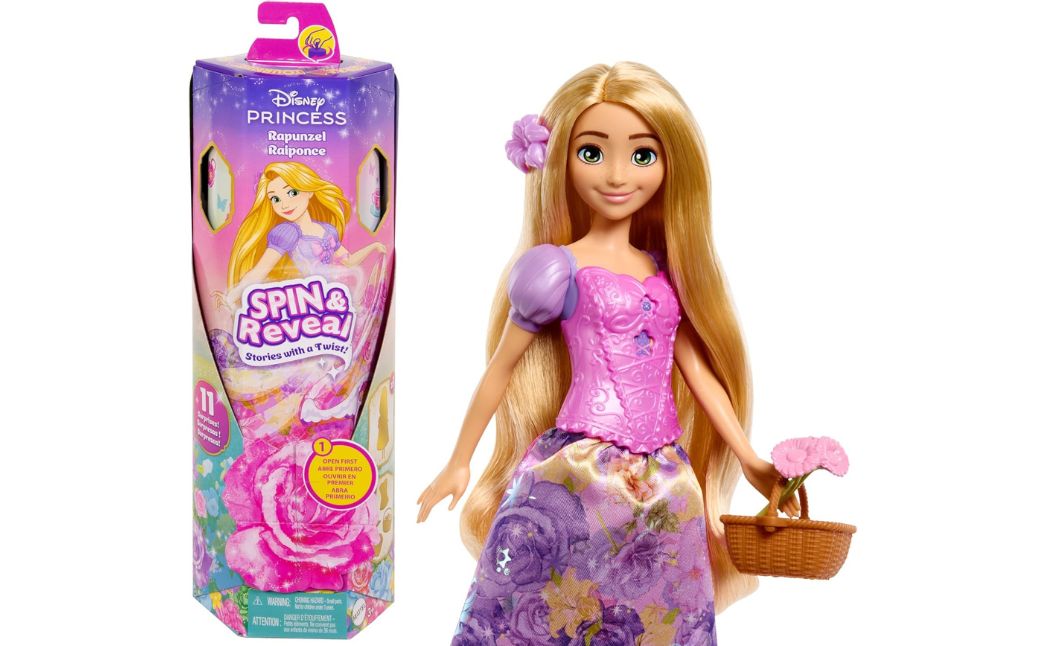 spin reveal rapunzel