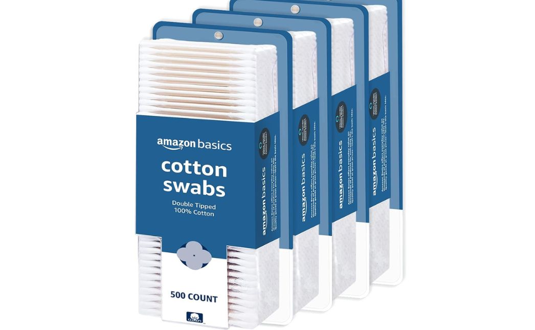 amazon basics cotton swabs