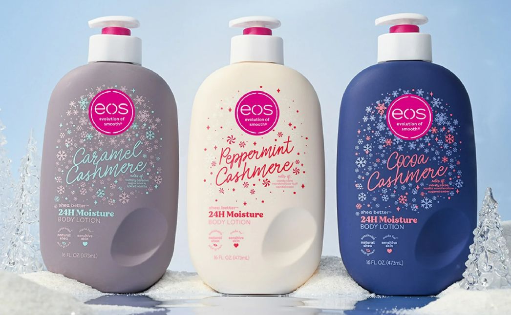 eos body lotion holiday scents