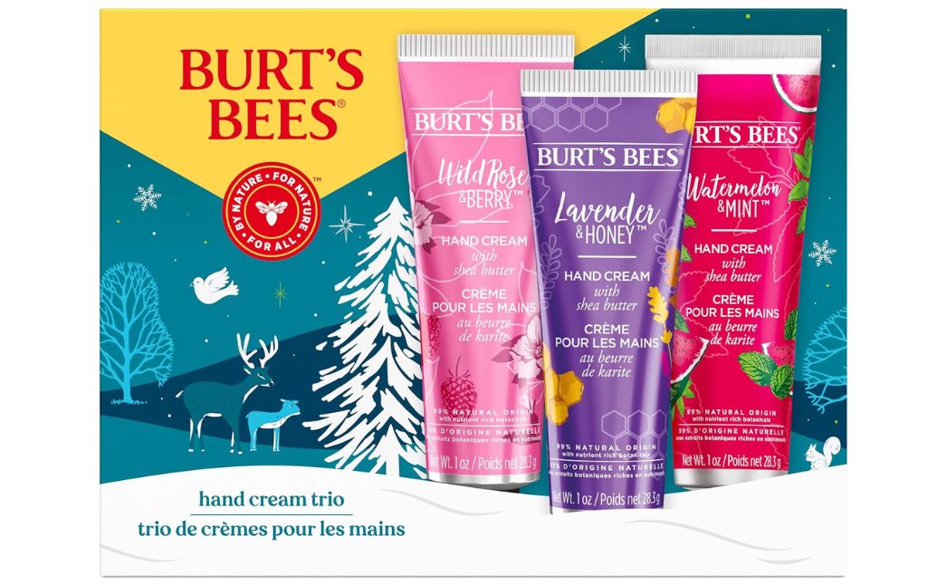 burts bees hand cream trio