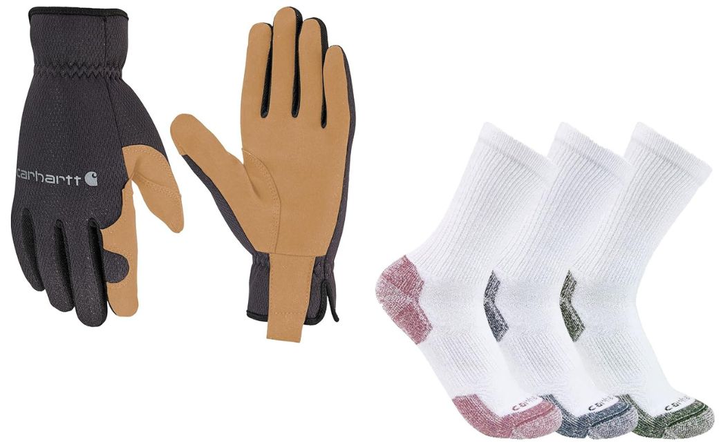 carhardtt gloves socks