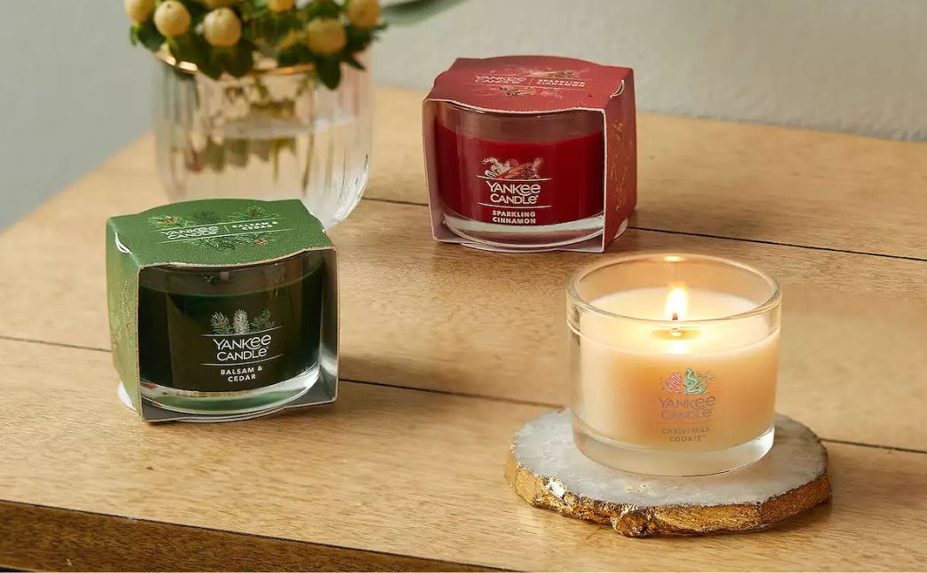 yankee candle trio set