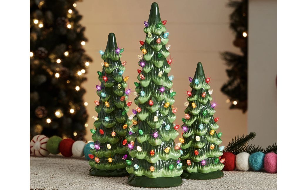 ceramic Christmas trees