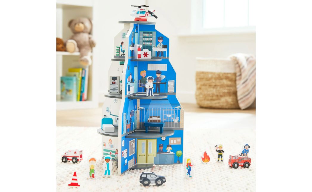 emergency wooden play set