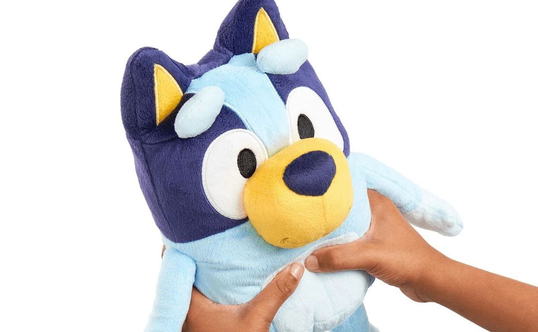 interactive plush bluey