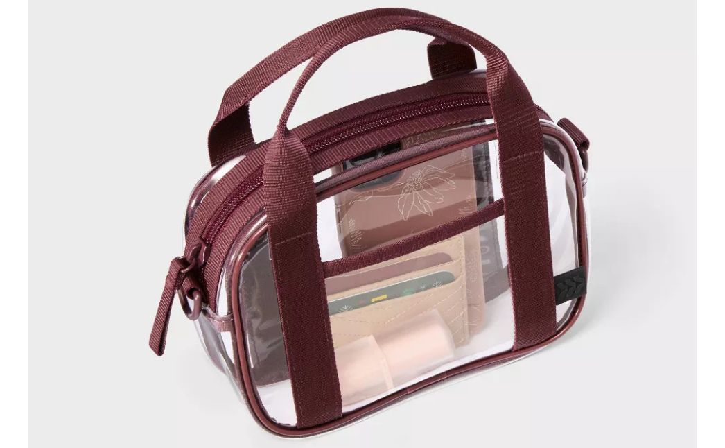 all in motion clear bag