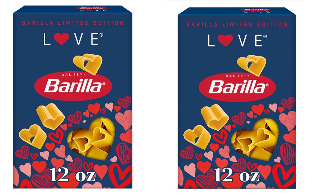 barilla heart shaped pasta
